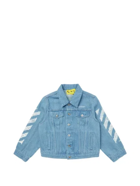 Kurtka jeansowa dziecięca Off-white biała