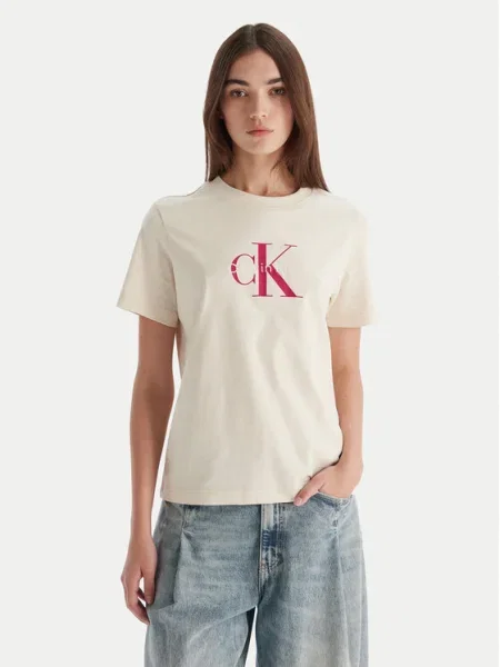 Calvin Klein Jeans Tricou Hero bej