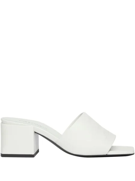 Sandale Courreges din piele alb