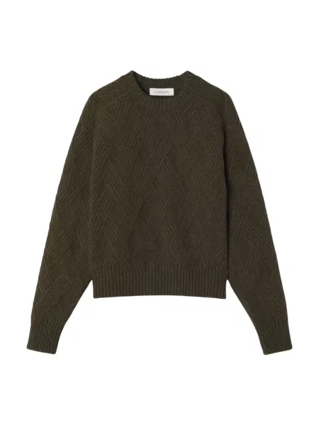 Sweter Lanvin wełniany zielony