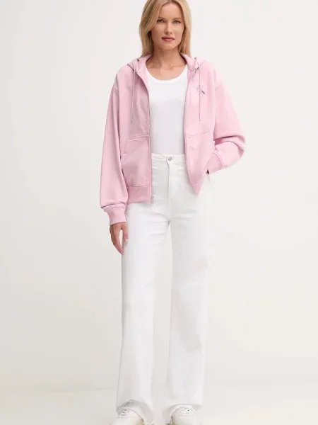 Calvin Klein Jeans Μπλούζα ροζ