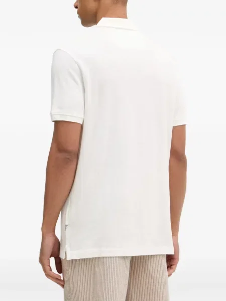 Scurt tricou polo Guess alb