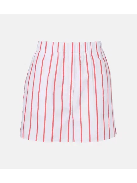 Pantaloni scurți The Frankie Shop din poplin alb