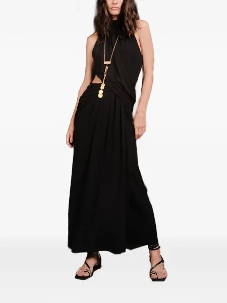 Rochie maxi Johanna Ortiz retro negru