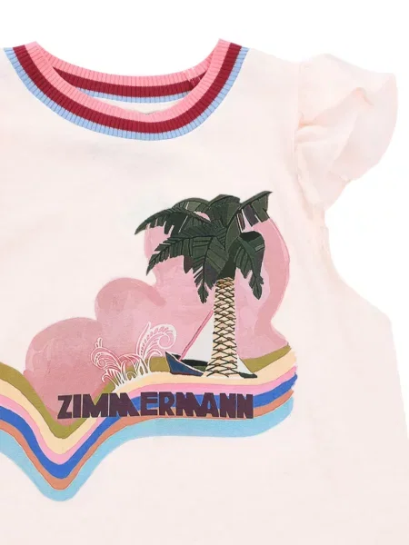 Koszulka dziecięca Zimmermann różowa