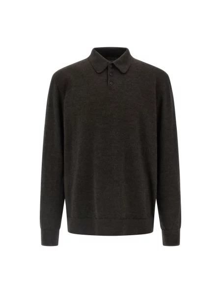 Sweter Maison Margiela wełniany brązowy