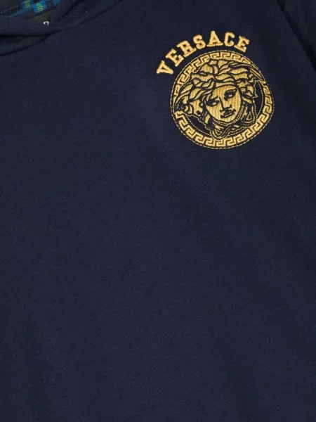 Bluza z kapturem dziecięca Versace niebieska