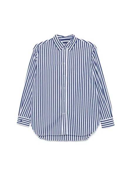 Koszula Polo Ralph Lauren w paski z paskiem niebieska
