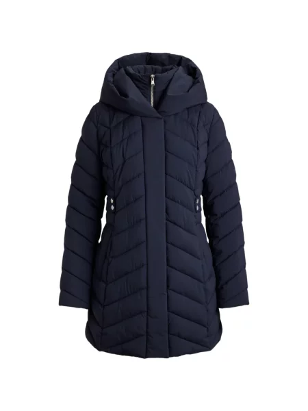 Palton Lauren Ralph Lauren cu glugă albastru