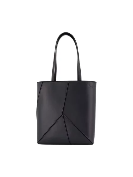 Shopperka Yohji Yamamoto skórzana czarna