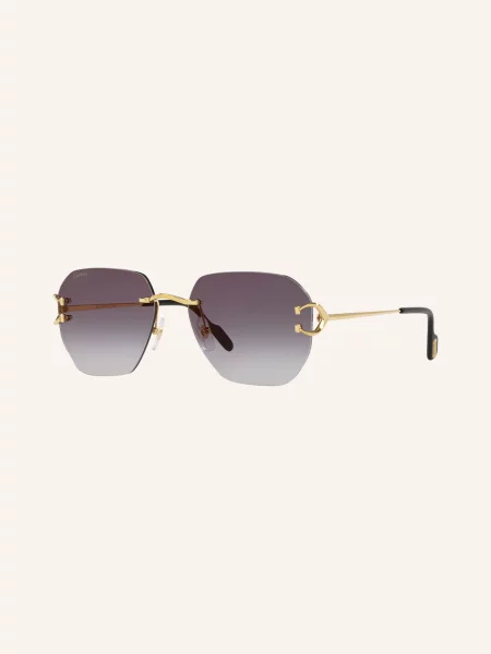 Cartier Okulary Przeciwsłoneczne gold