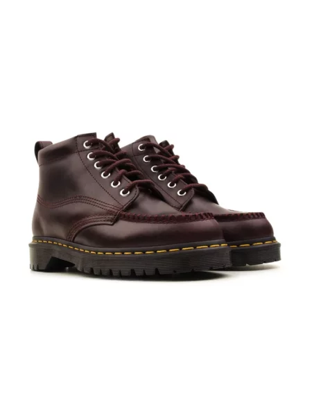 Botki Dr. Martens skórzane brązowe