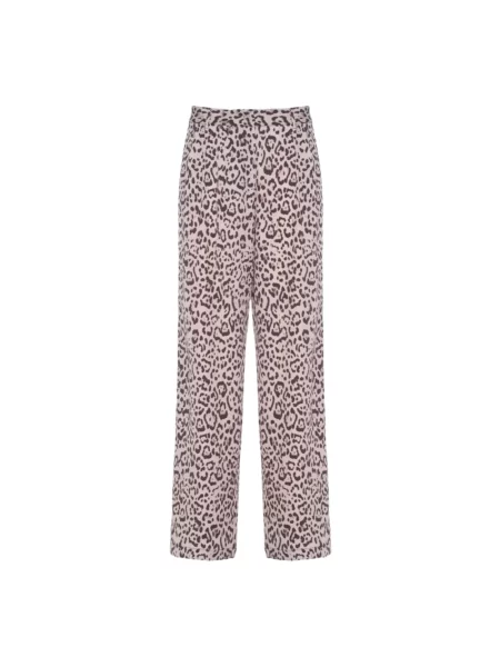 Spodnie palazzo Soallure z nadrukiem zwierzęcym