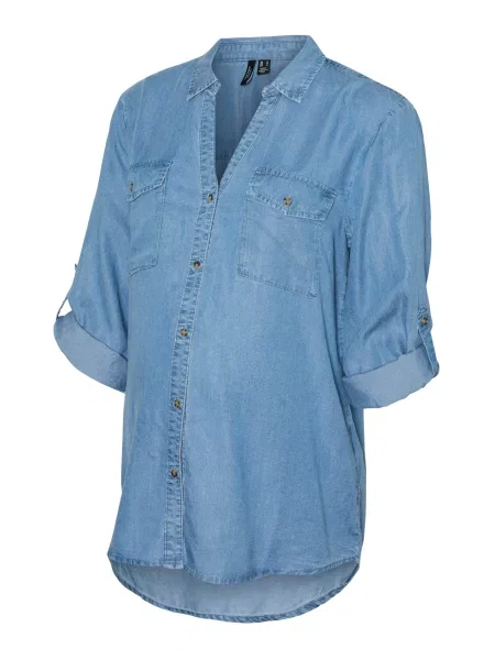 Vero Moda Maternity Halenka VMMBREE světlemodrá