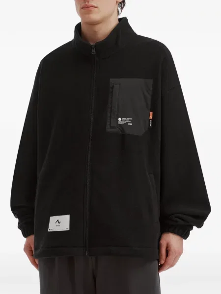 Pulover Izzue din fleece negru