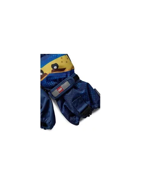 Lyžařské rukavice LEGO modré