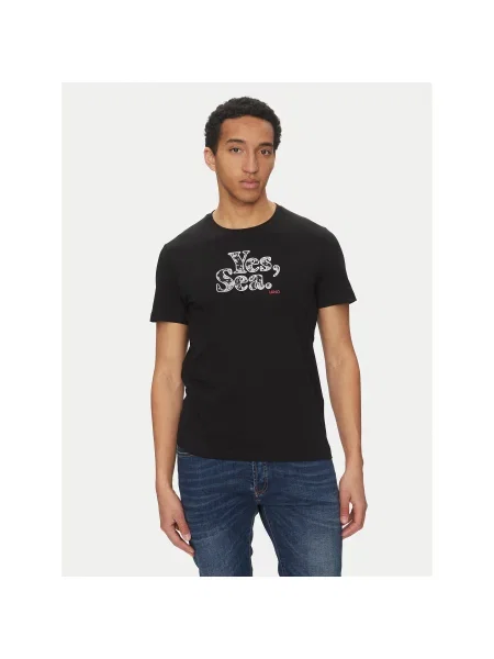 Liu Jo T-Shirt Regular Fit μαύρο