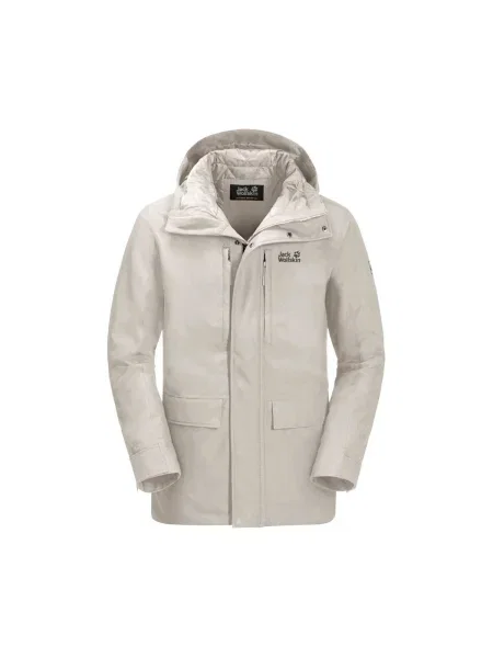 Geacă Jack Wolfskin alb