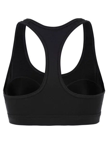 NIKE Sutien sport SWOOSH negru alb