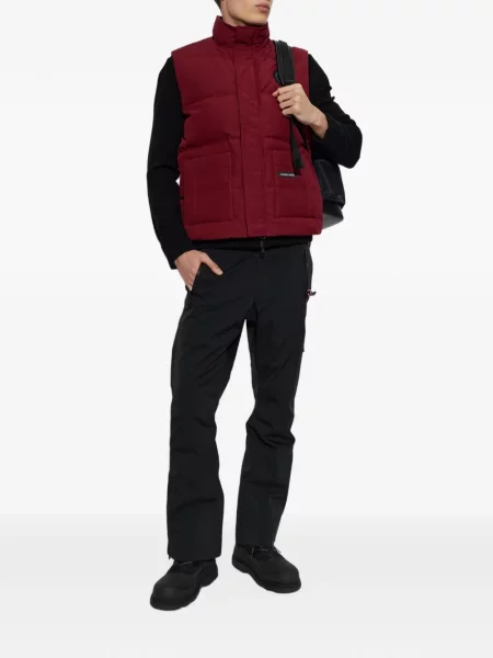 Matlasat vestă Canada Goose roșu
