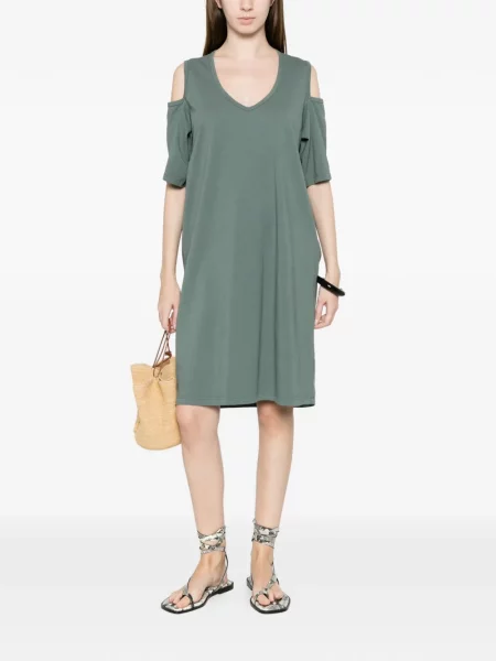 Rochie mini Deha cu decolteu în V verde