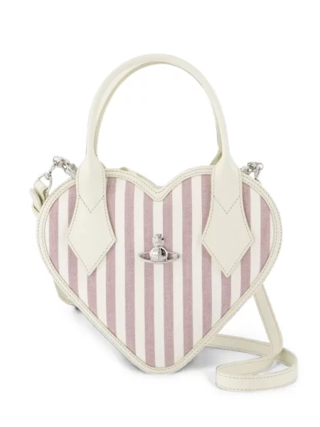 Geantă shopper Vivienne Westwood cu motiv cu inimi