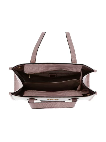 Wielobarwność torebka Guess różowa