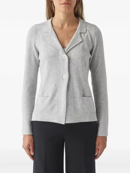 Cardigan Gran Sasso cu rever gri