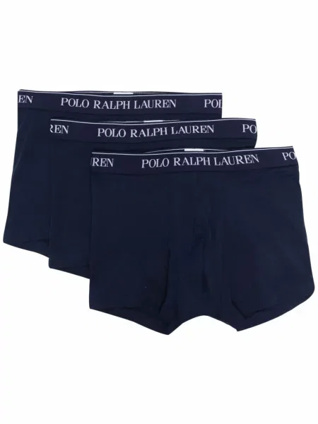 Boxeri Polo Ralph Lauren cu broderie din cașmir albastru