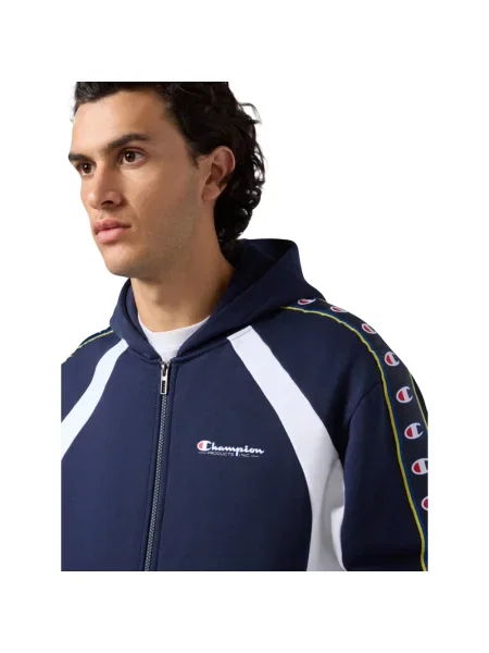 Bluza z kapturem Champion z kapturem niebieska