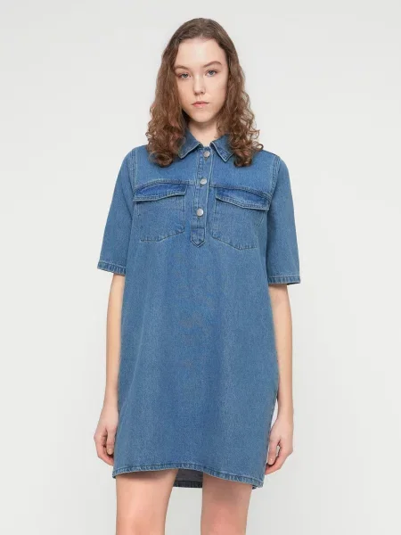 Noisy may Dolga srajca NMINDIE moder denim