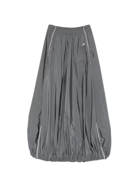 Fusta maxi Balenciaga cu dungi gri