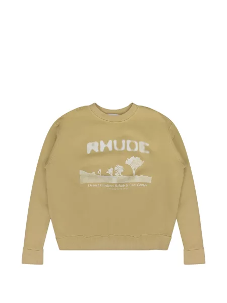 Pulover Rhude cu imagine galben