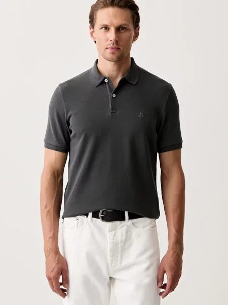 Tricou polo Marc O'polo gri