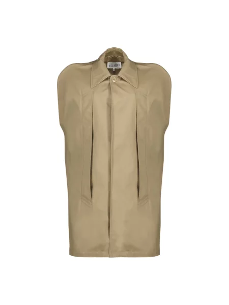 Kamizelka Mm6 Maison Margiela wodoszczelna beżowa