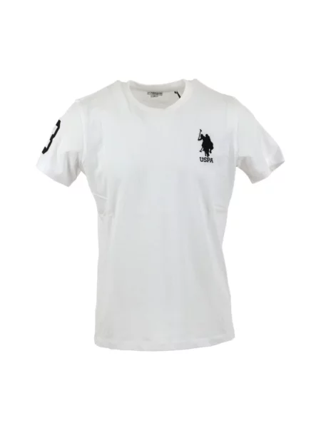 Haftowana koszulka polo U.s Polo Assn. biała