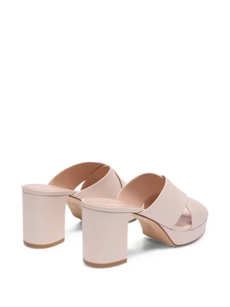 Sandale Stuart Weitzman cu platformă cu bretele roz