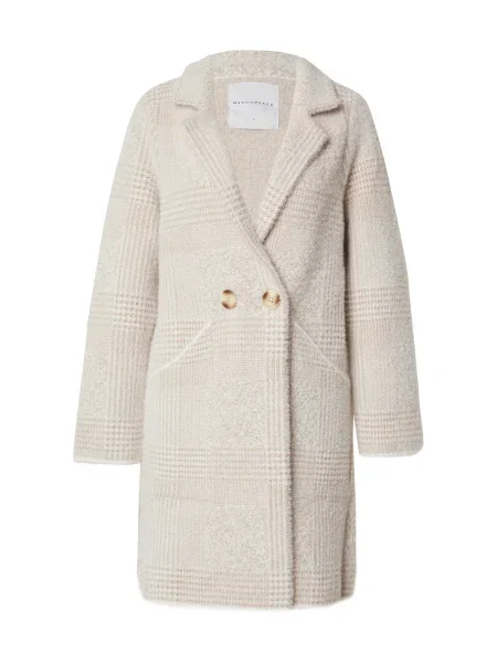 RINO & PELLE Palton de primăvară-toamnă Madina taupe / deschis gri