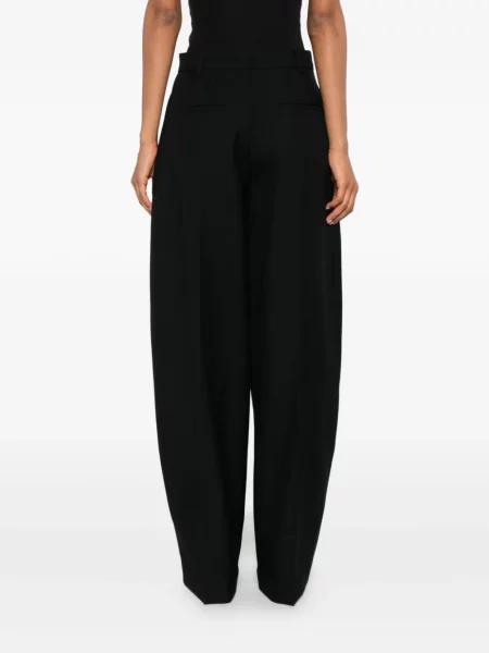 Pantaloni Jacquemus plisate negru