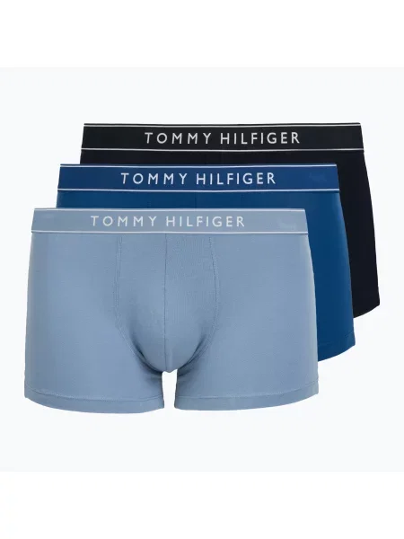 Boxeri pentru bărbați Tommy Hilfiger Trunk Dtm navy blue/opul blue/brisk blue albastru