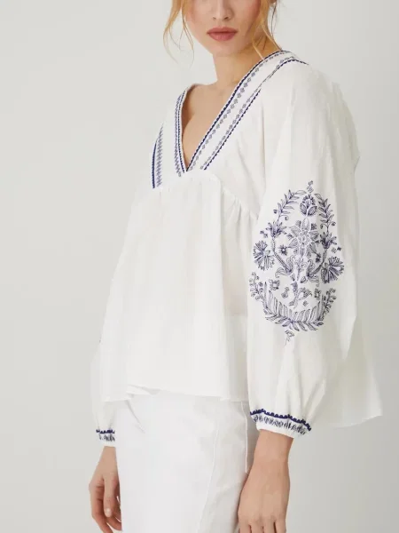 Блуза Medicine дамска с флорален десен бяло