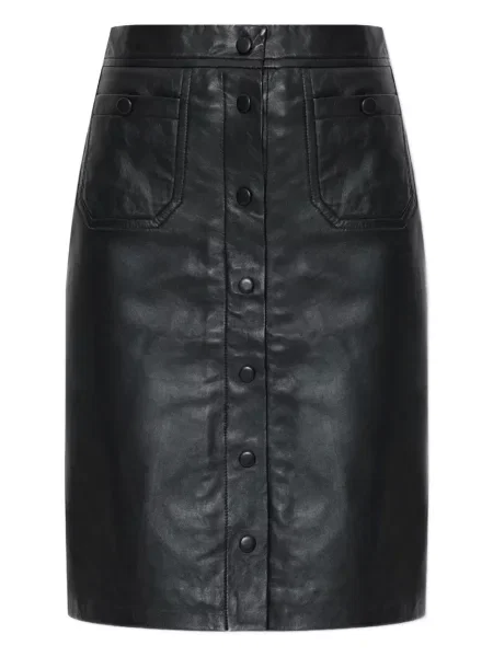 Fustă din piele Munthe negru