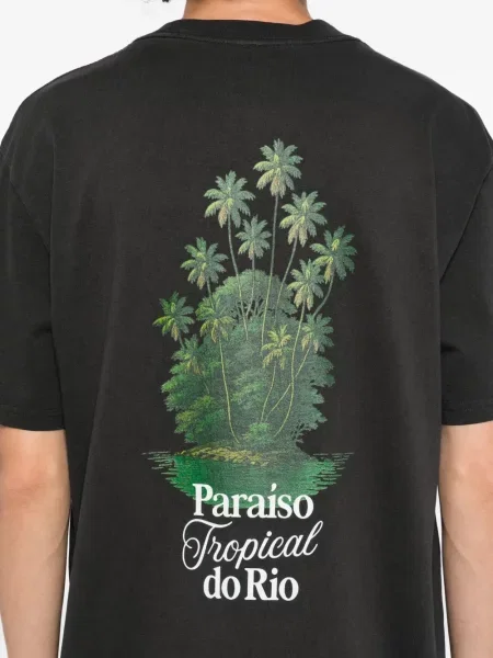 Tricou Melt cu imagine gri