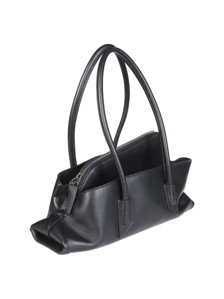 Mała torebka skórzana Diesel skórzana czarna