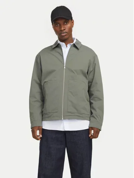 Демисезонная куртка Jack&jones зеленая