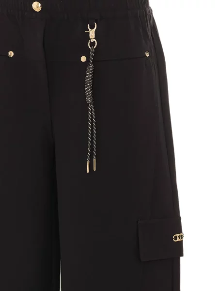 Pantaloni Liu Jo alergare negru