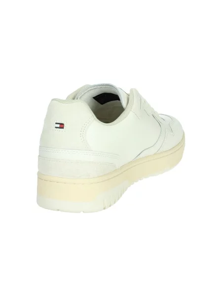 Boty Tommy Hilfiger Basket Better Mix Lth ivory petal béžové