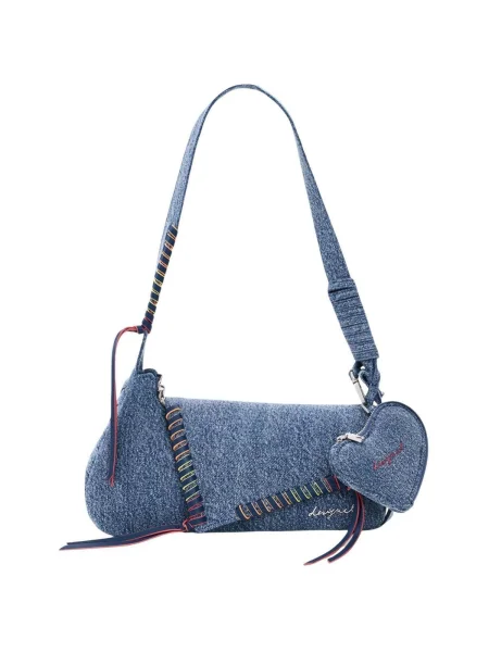 Crossbody kabelka Desigual modrá
