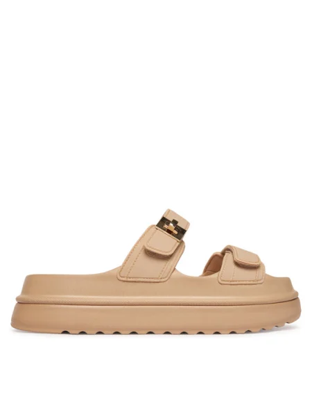 Papuci Steve Madden bej