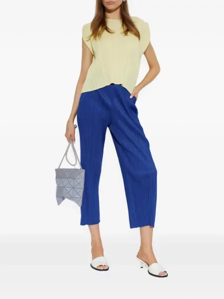 Top Pleats Please Issey Miyake galben